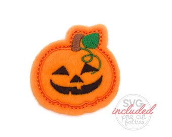 Halloween Pumpkin machine embroidery feltie file,feltie embroidery designs,halloween feltie designs,halloween appliqué designs , ITH design