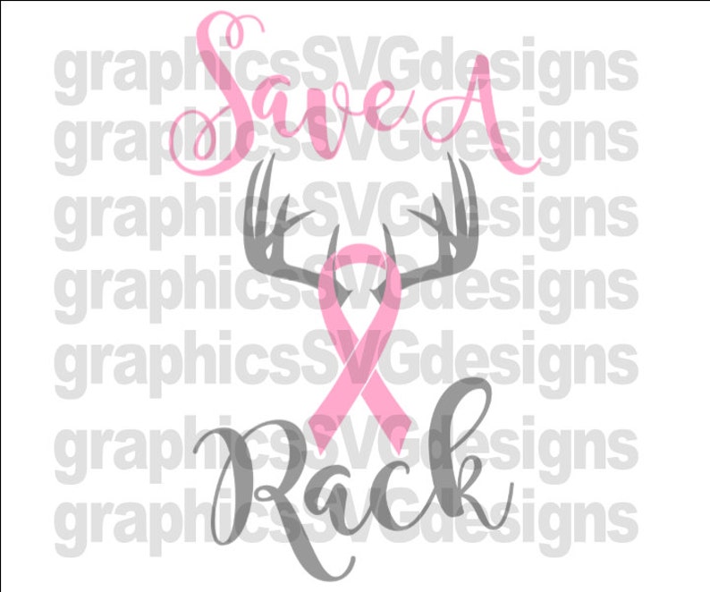 Download Save A Rack Cancer Pink Ribbon SVG File For Cricut and ...