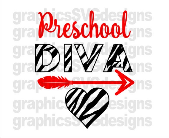 Download Free Preschool Divasvg First Day Of School Svg Zebra Print Svg And Etsy SVG Cut Files