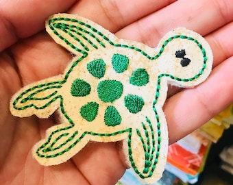 Sea Turtle embroidery feltie designs, summer embroidery feltie designs,summer embroidery designs,summer feltie file,feltie designs