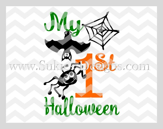 My 1st Halloween Svg File For Cricut And Cameo Dxf For Etsy