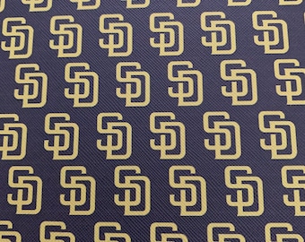 San Diego Padres Fabric - Etsy