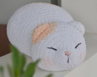 Kitty sleeping Amigurumi Crochet Pattern, DIY Digital Download, Crochet PDF File, Instant Download Craft Pattern