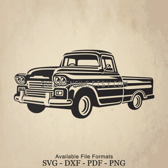 Free Free 350 Silhouette Chevy Truck Svg SVG PNG EPS DXF File