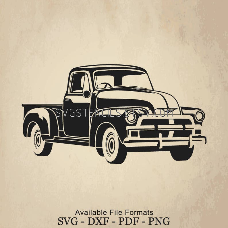 Free Free 261 Chevy Truck Silhouette Svg SVG PNG EPS DXF File
