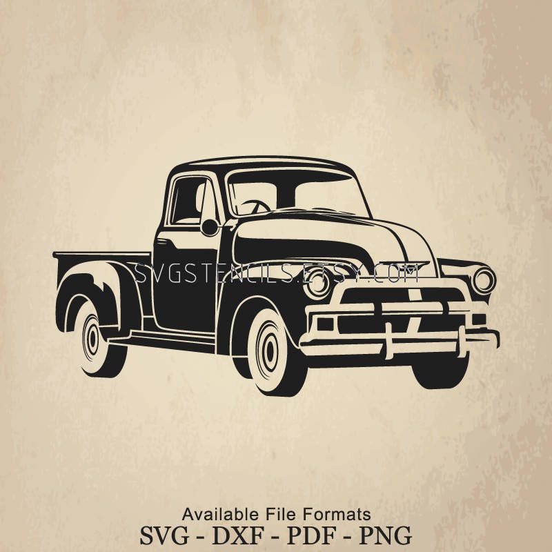 Free Free 261 Chevy Truck Silhouette Svg SVG PNG EPS DXF File