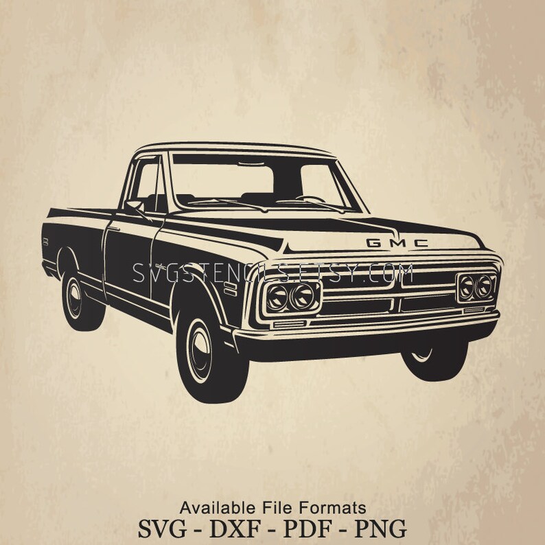 Free Free 323 Silhouette Gmc Truck Svg SVG PNG EPS DXF File