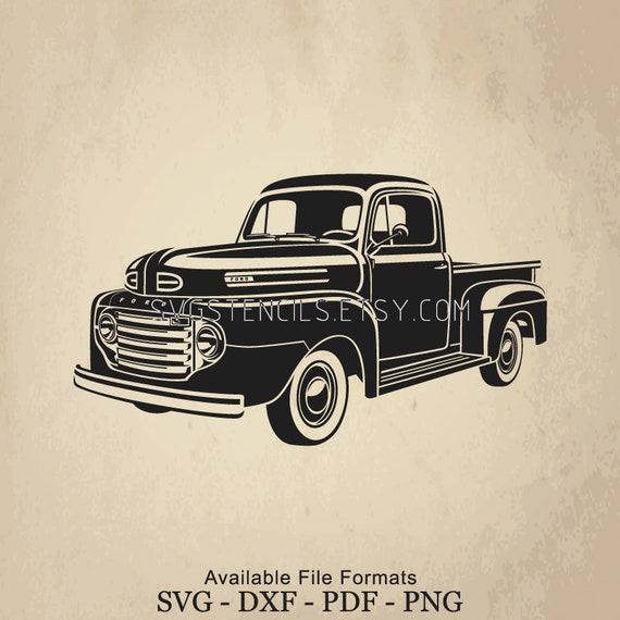 Free Free 154 Silhouette Old Truck Svg SVG PNG EPS DXF File