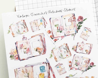 Vintage Traveler's Notebooks Stickers