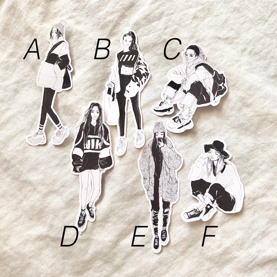 Comfy Look Stickers - Whole Body Ver. - Etsy