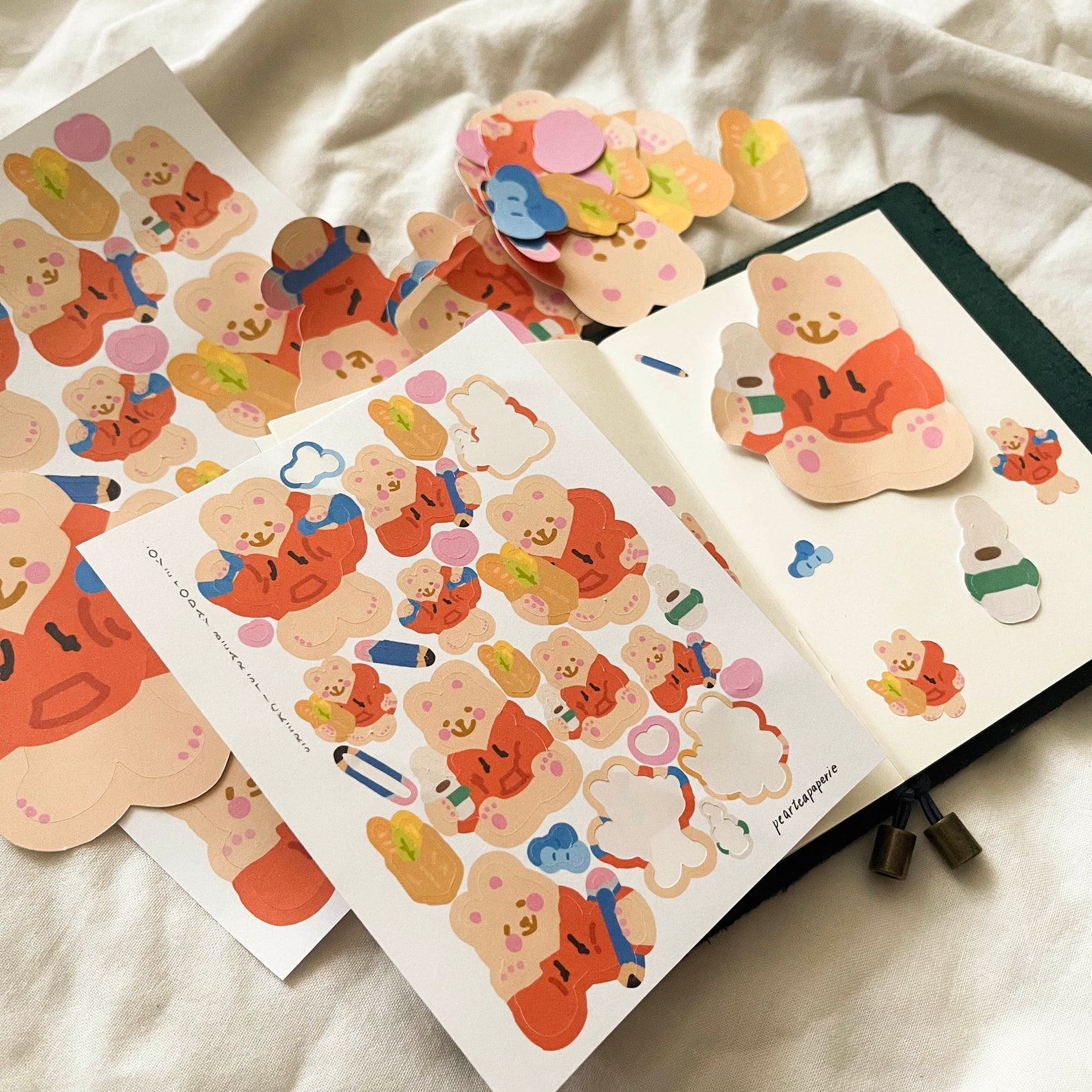 Love Today Bear Stickers, Planner Stickers, Planning Stickers, Routine ...
