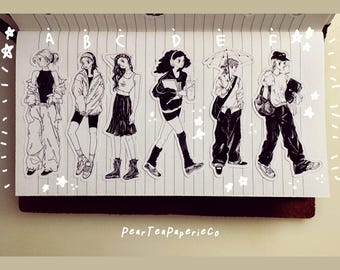 School Girls Stickers 2025 / Doll stickers, Girl Stickers