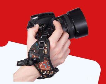 Wrist Camera Strap - Strong Grip And Secured Padded Camera Wrist Strap