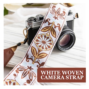 Boho camera strap for any DSLR camera - Canon and Nikon Camera strap - Photography Accessories for men and women