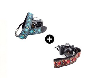 Mirrorless camera strap - Floral Camera Straps For Canon, Nikon, Sony and More. DSLR camera straps