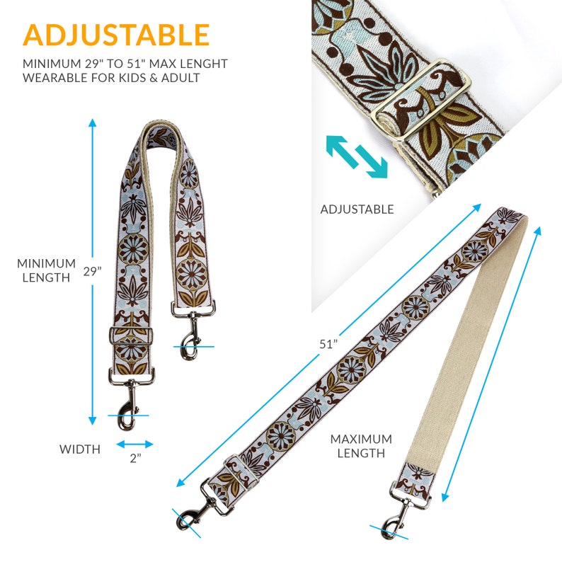 Purse Guitar Strap for Handbags Guitar Messenger Bag Strap Etsy