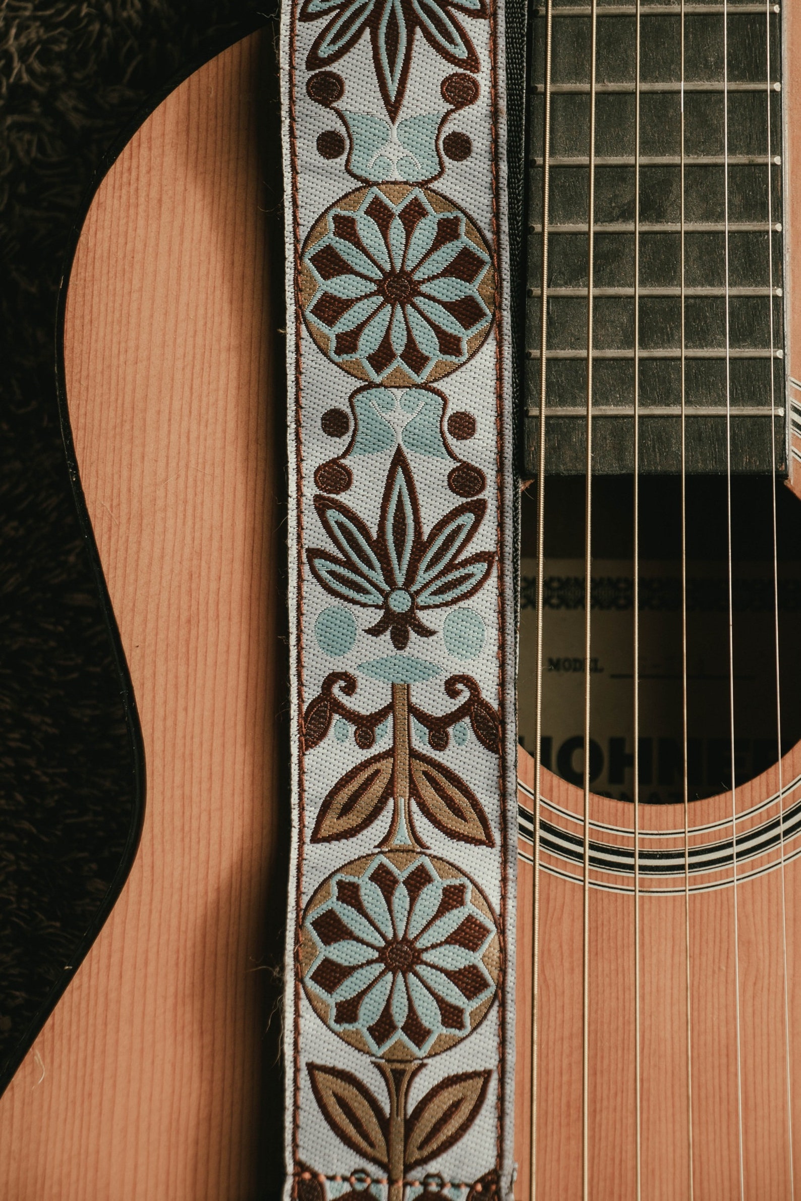 Vegan Guitar Strap Woven Guitar Strap for Acoustic Guitar Etsy