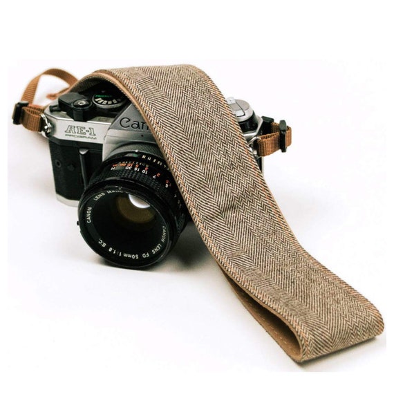 Retro Camera Shoulder Straps, Adjustable Neck Strap Suitable for All Slr  Cameras (Nikon Canon Sony Pentax) Classic Brown Woven