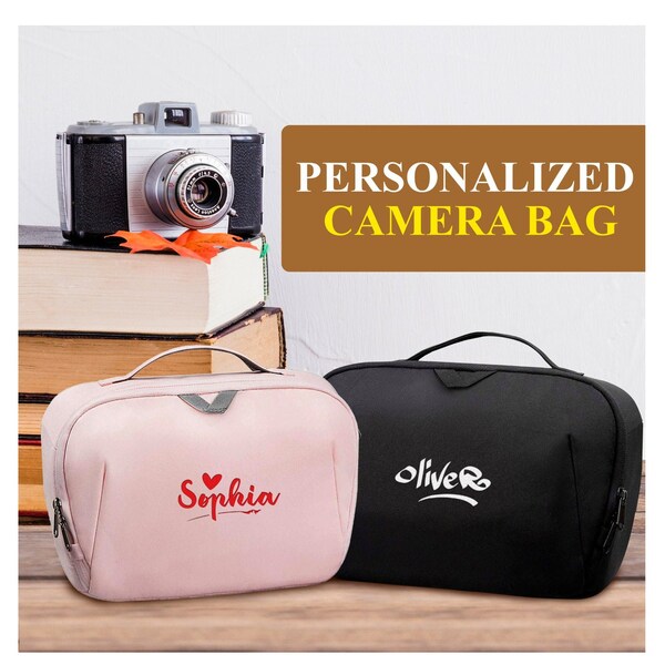 Custom Camera Bag - Personalized Camera Bag - Custom Gift Ideas for Photographers and Camera Enthusiasts - DSLR camera case