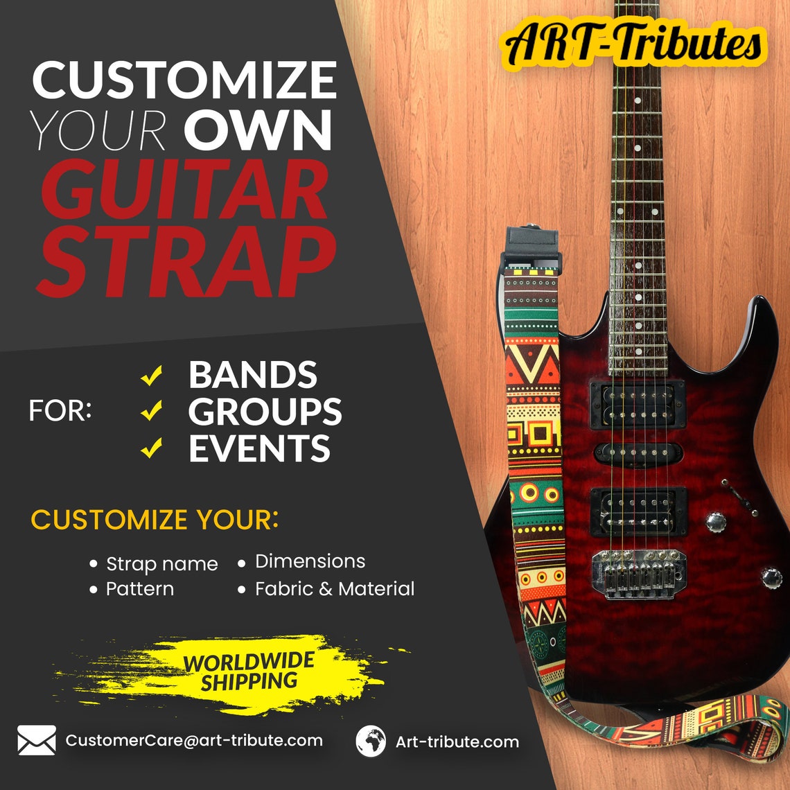 Personalized Custom Guitar Straps Custom Guitar Straps Etsy