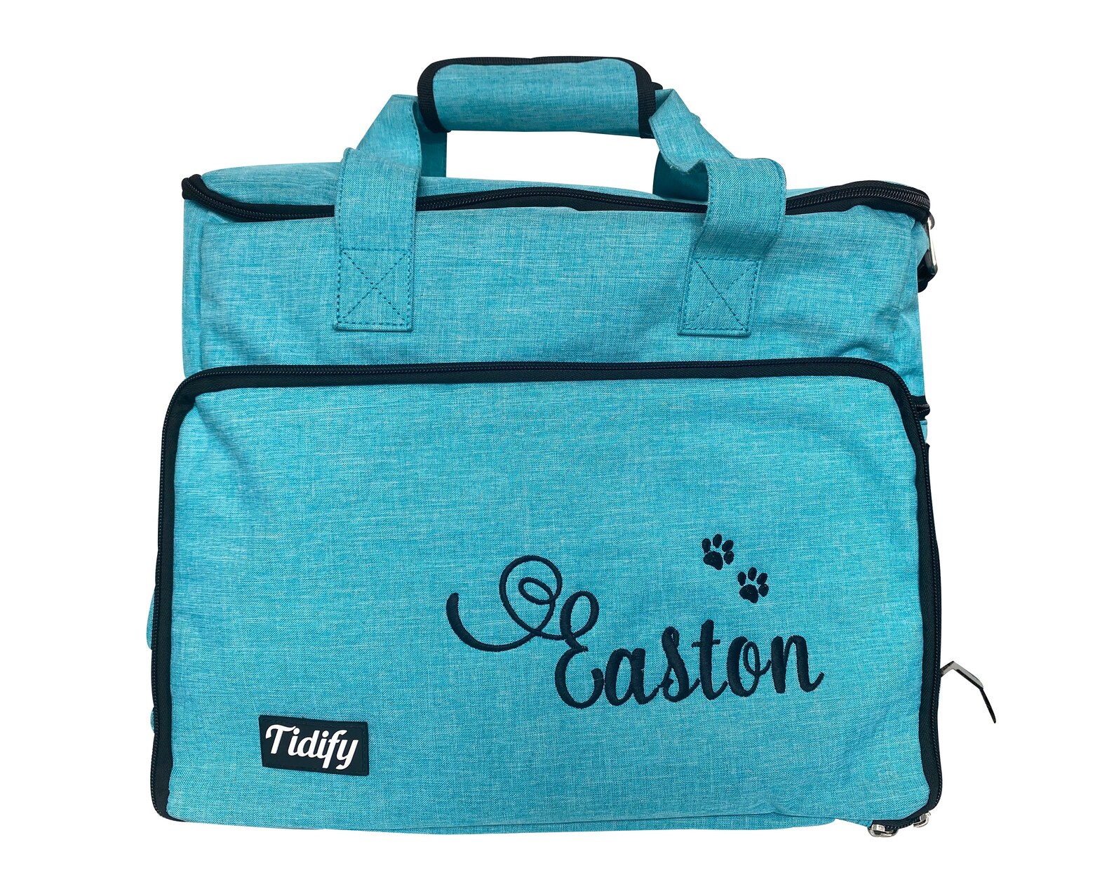Personalized Pet Bag Carrier Monogram Dog Travel Bag Etsy