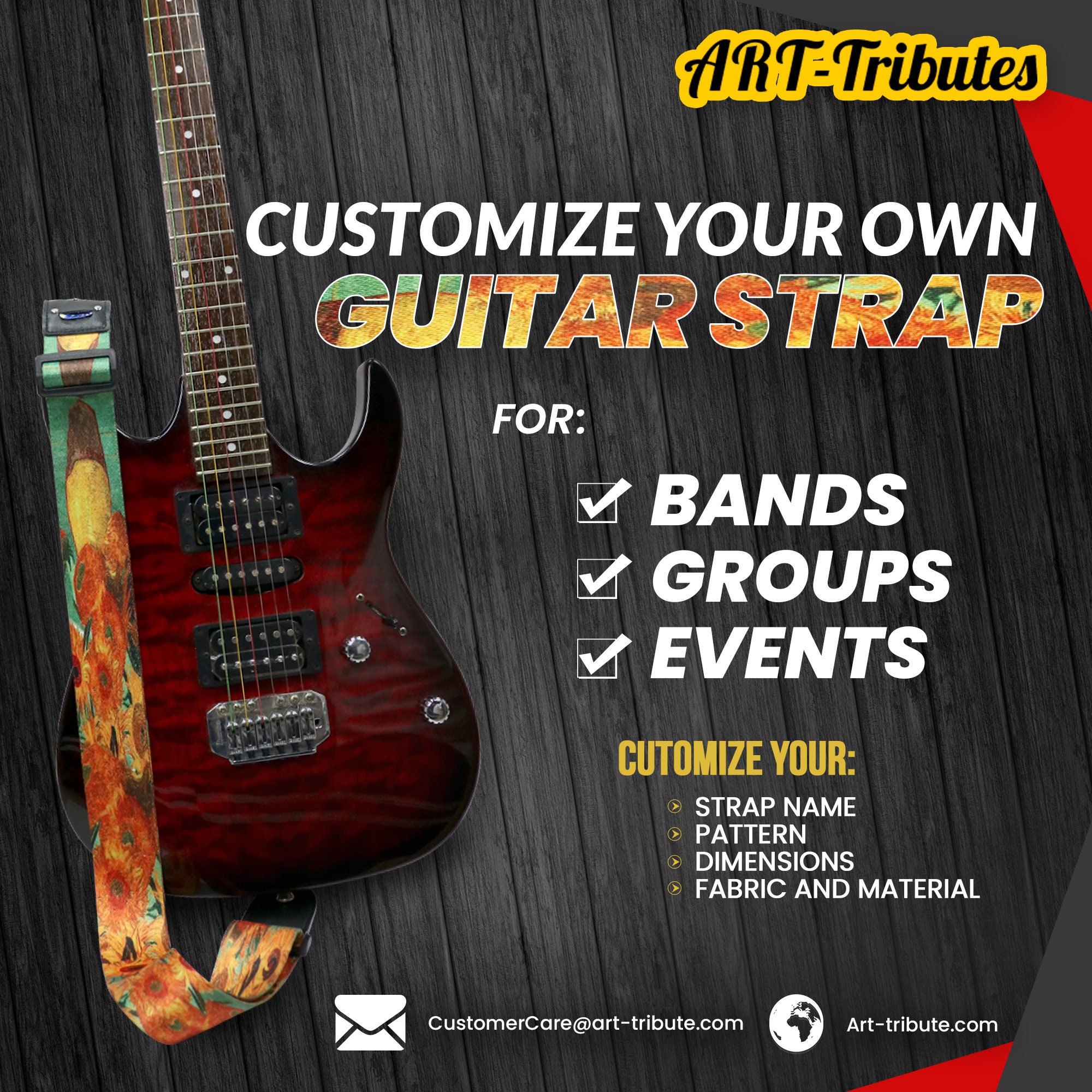 Guitar straps customize your own online