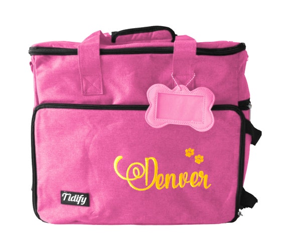 Personalized dog hotsell travel bag