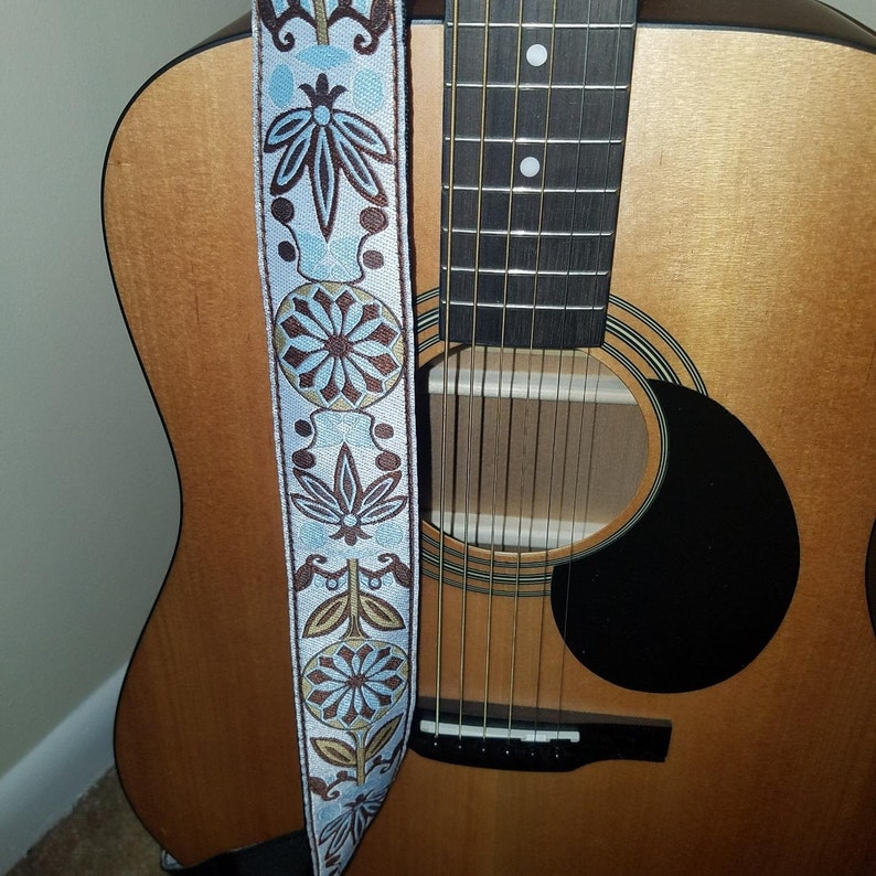 Vintage Guitar strap Woven Guitar Strap for Acoustic guitar Etsy