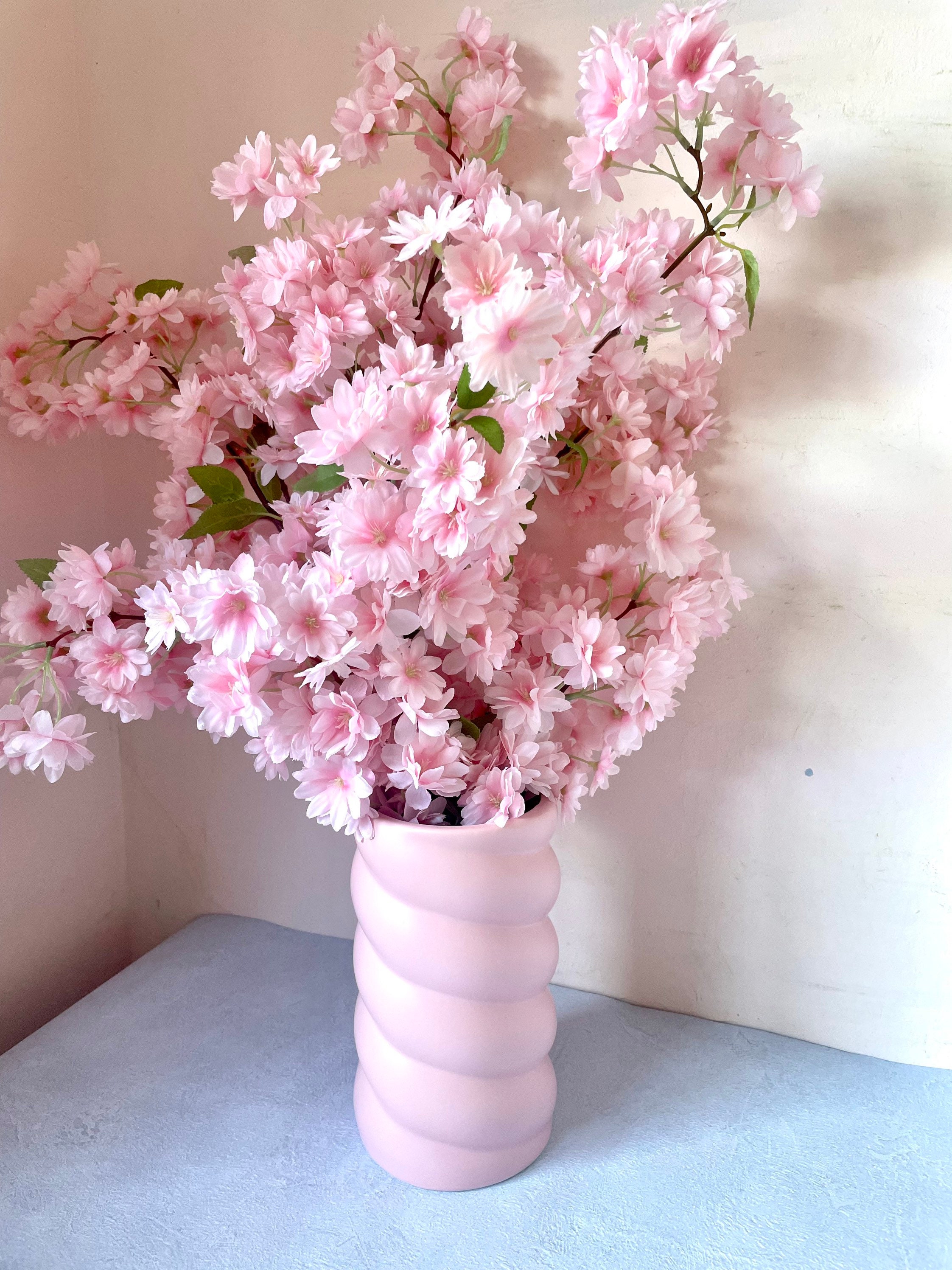 1 pezzo Rami di ciliegio artificiali ignifugo da 100 cm, fiori di seta sakura, albero da decorazione per matrimonio, festa, parete, casa, matrimonio, San Valentino, regalo | SHEIN ALIA