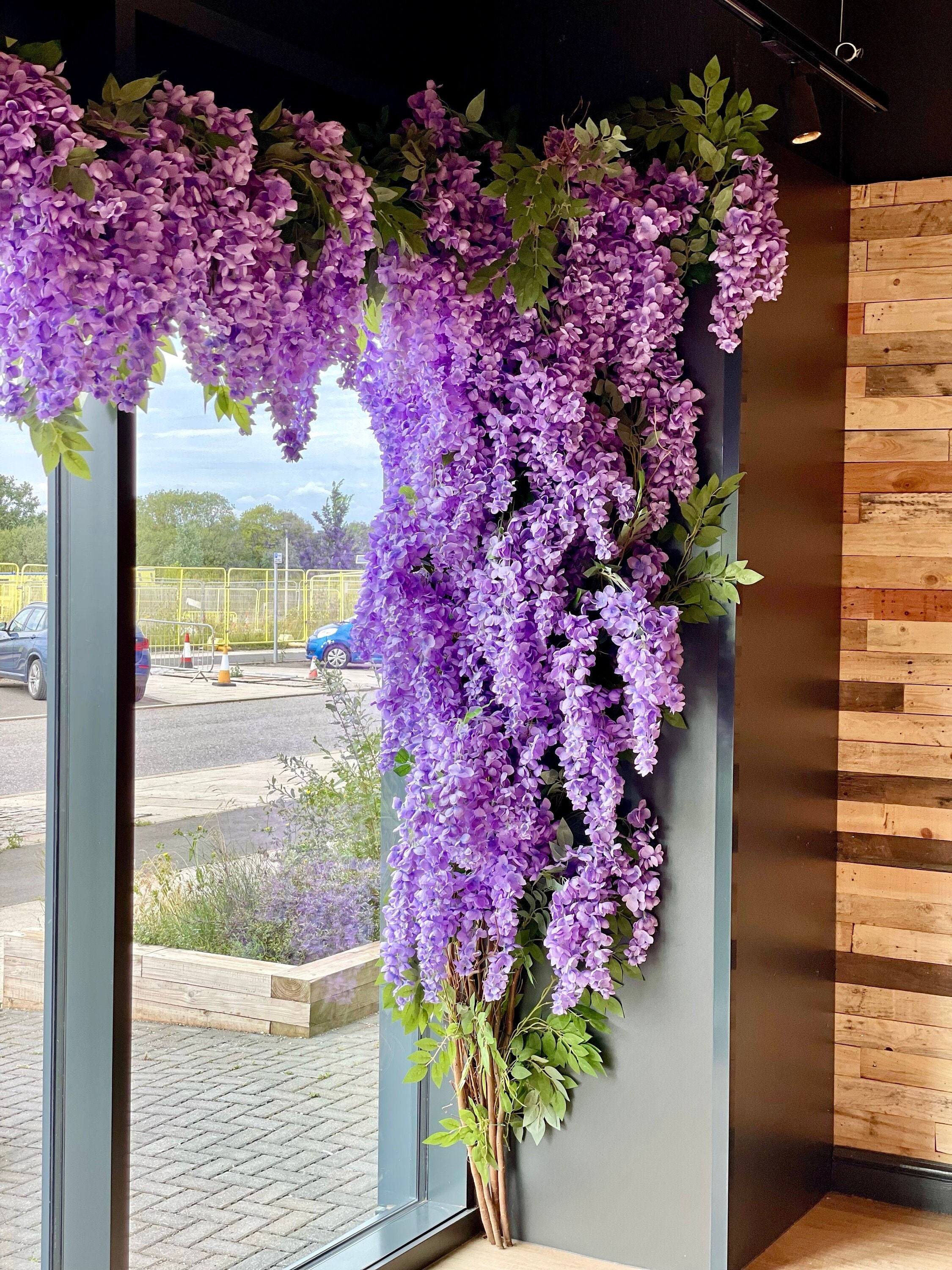 Artificial Purple Wisteria Garland, Realistic Wisteria Vine, Lilac Wisteria  Flower - Etsy