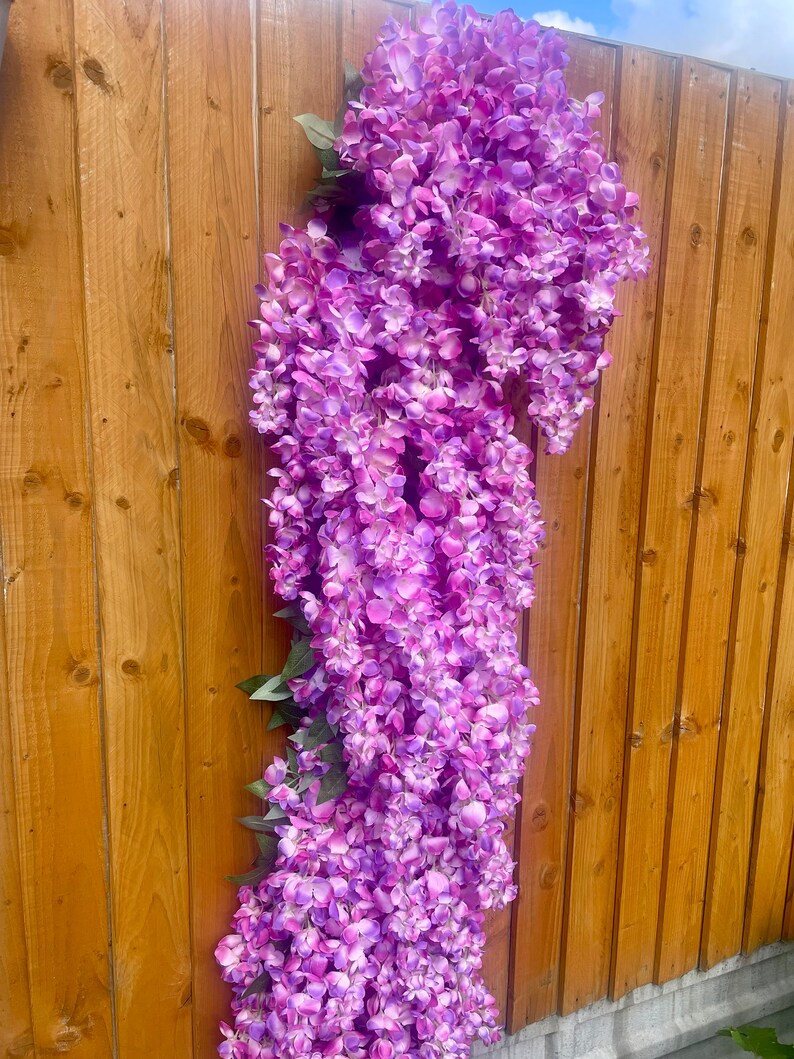 Luxury Premium Wisteria Garland Purple Wisteria Garland Etsy