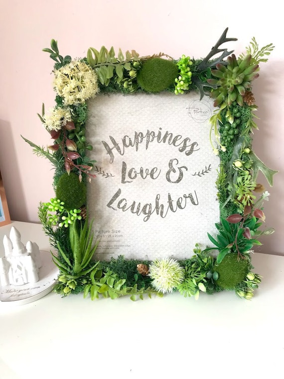 Cornice Portafoto Bifacciale Verde In ABS Con Piedistallo - 10x15 Cm Per Tavolo Matrimonio O Laurea