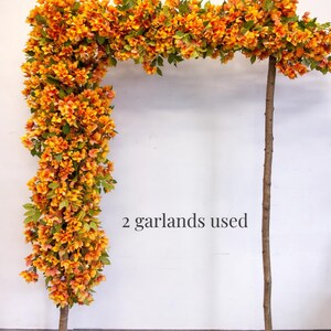 黄色いブーゲンビリアの花の花輪 - リアルなデザイン！ - Etsy 日本