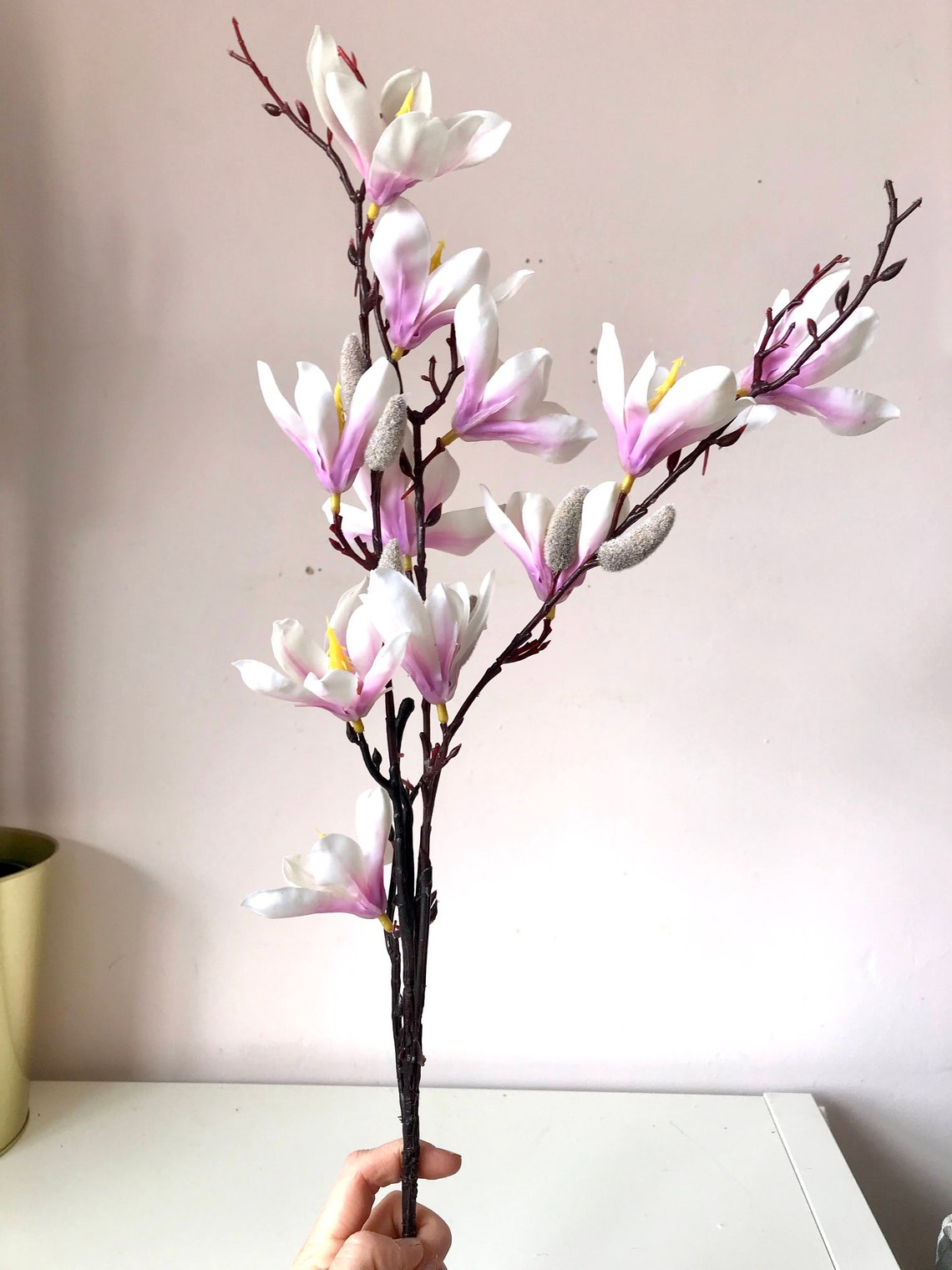 - Premium Artificial Magnolia Stems For Effortless And Long-Lasting Floral Decor