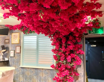 Artificial Bougainvillea Garlands, Realistic Bougainvillea Flowers 5ft