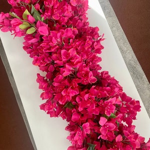 Artificial Bougainvillea Garland 150 cm, Faux Bougainvillea Flower Garland, Bougainvillea Flower Indoor, Outdoor, Lux Flower Garland image 8