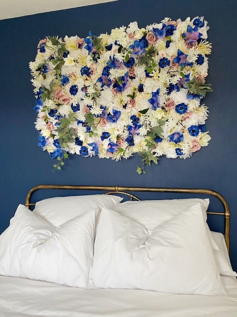 Flower Wall Flower Wall Backdrop Bedroom Decor Flower Wall Etsy UK