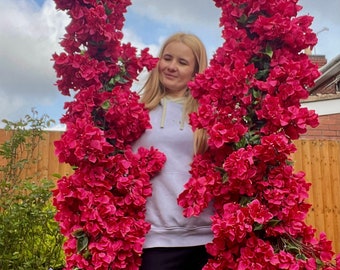 Luxury Artificial Bougainvillea Garland, Faux Bougainvillea Swag, Bougainvillea Tree, Floral Swag,  Bougainvillea, Luxe Flowers