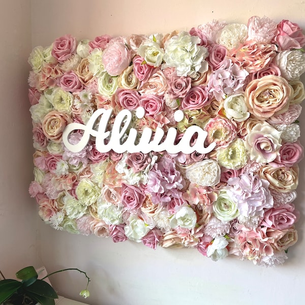 Nursery Wall Flowers Etsy
