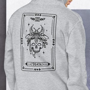 Tod Tarot Hoodie Sweatshirt - auf Bestellung angefertigt