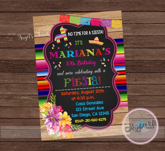 fiesta invitation fiesta birthday