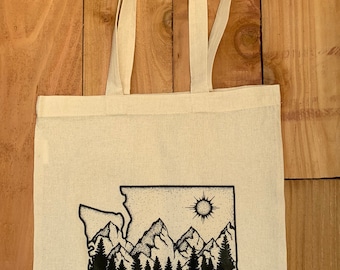 Washington State Canvas Tote