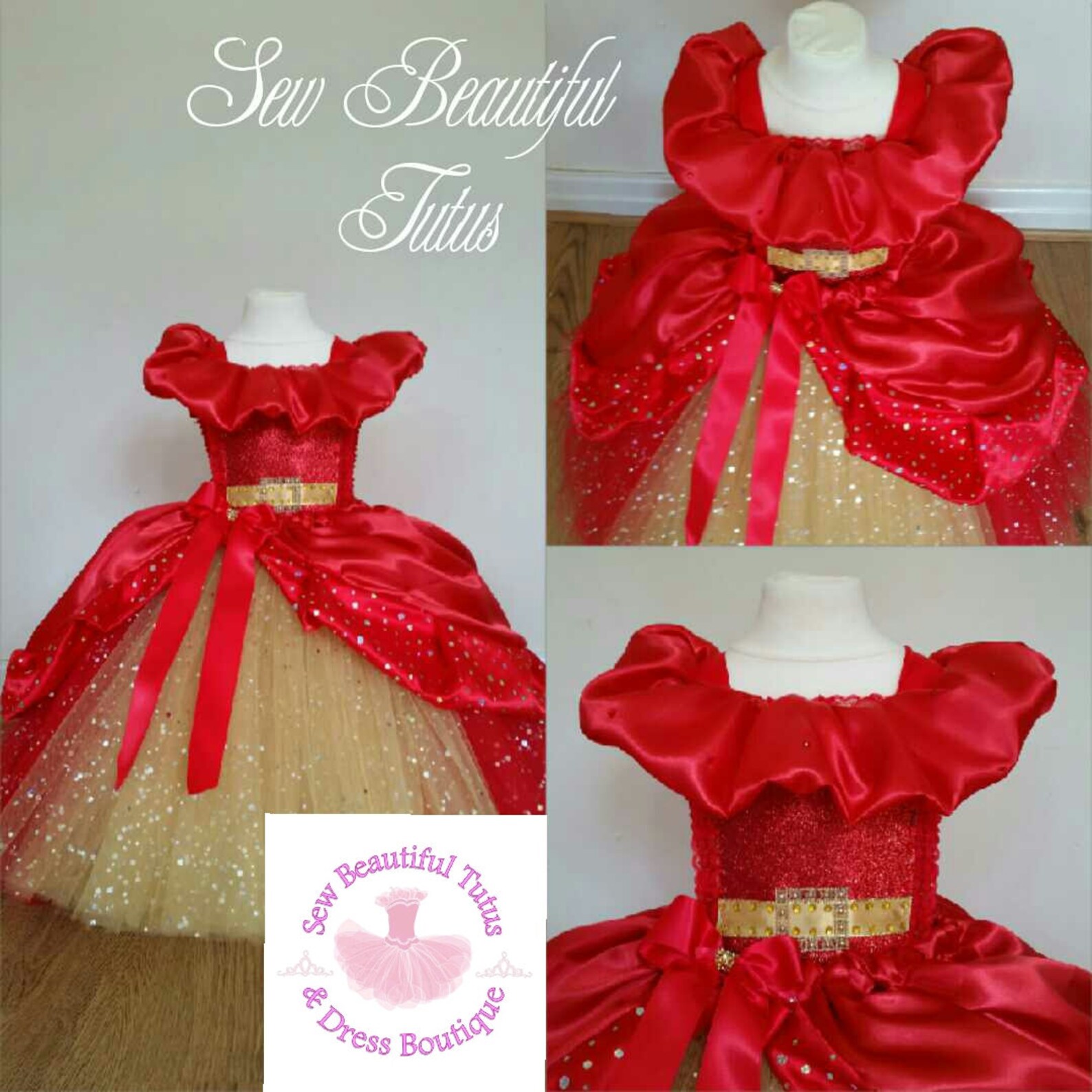 Elena inspired Sparkle Ballgown tulle tutu dress