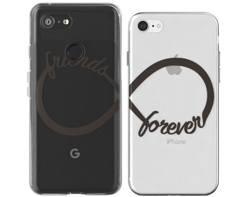 Friends Forever Infinity sign Xr couple case iPhone Xs Max case iPhone 11 Pro cover Matching iPhone case Cute iPhone case 8 phone X 12 Mini image 5