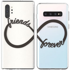 Friends Forever Infinity sign Xr couple case iPhone Xs Max case iPhone 11 Pro cover Matching iPhone case Cute iPhone case 8 phone X 12 Mini image 2