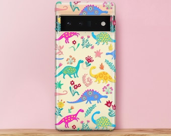 Dino Phone case Phone case LG G6 Colorful dinosaurs Case Google Pixel 4a Lg Stylo 5 for kids Cover Pixel 3 XL Velvet V30S Plus LG G8 ThinQ 6