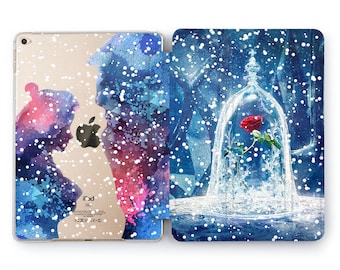 Magic red rose Mini iPad 5 Hülle Fairytale ipad 2022 iPad Pro 11 2020 iPad 10.2 Hülle iPad 9.7 10.9 Zoll iPad Air 4 2021 iPad Pro 12.9 A2379 6