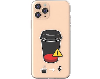 Coffee energy iPhone 11 Phone case iPhone 7 plus Cup iPhone X Funny iPhone Xs Max TPU Apple 12 Pro Max iPhone Xr Coffee Case iPhone 8 SE 13