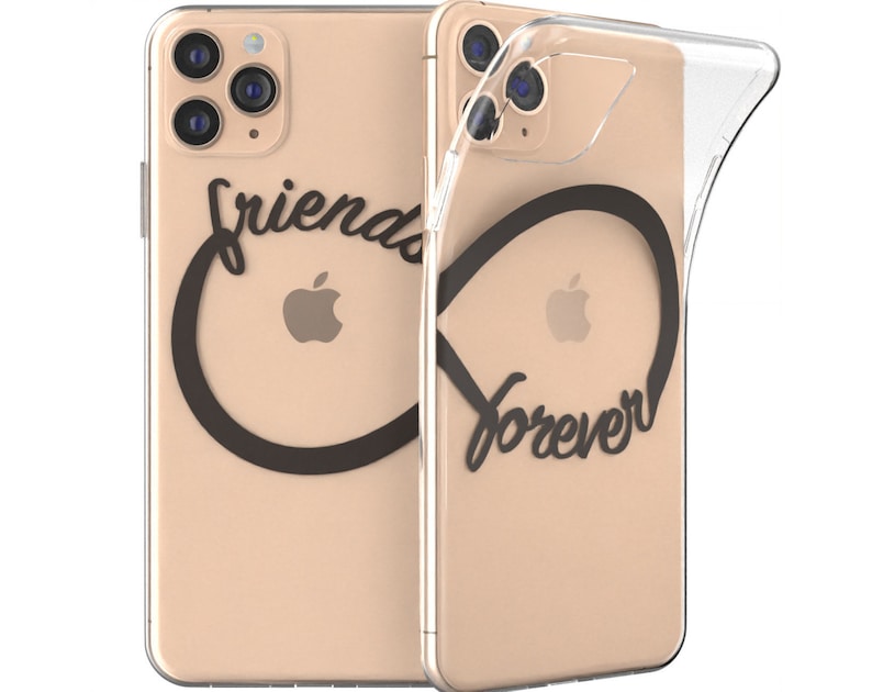 Friends Forever Infinity sign Xr couple case iPhone Xs Max case iPhone 11 Pro cover Matching iPhone case Cute iPhone case 8 phone X 12 Mini image 9