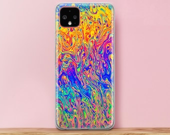 Psychedelic art Google Pixel 3 XL Abstract Rainbow Phone case Lg W30 Cover LG Stylo 5 6 7 Velvet 4 Gift Case Lg G8 V60 ThinQ 5G 4a 5a 6 Pro